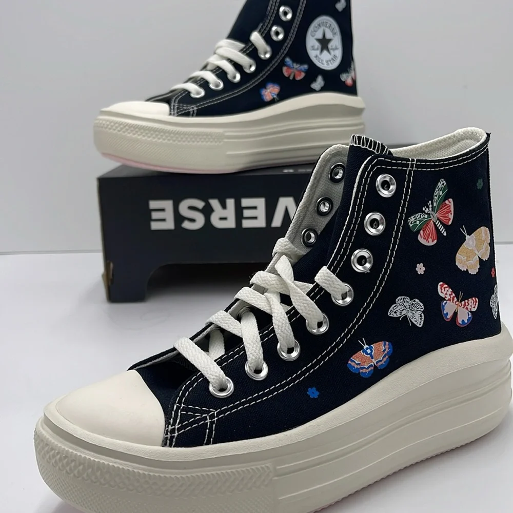 Converse WMNS Black High-Top Sneakers A05994C
CTAS MOVE HI
BLACK/EGRET/DECADE PK - Picture 15 of 16